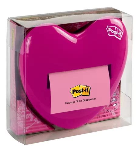 Bloco Adesivo Post It HD 330 Rosa MercadoLivre