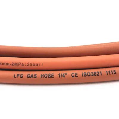 High Pressure Propane Butane Rubber LPG Gas Hose For Camping Caravan