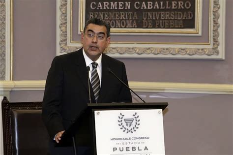 Sergio Salomón Céspedes primer discurso como gobernador de Puebla