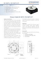 Air Bearing Rotary Table EZ 0675 Eitzenberger GmbH Electric