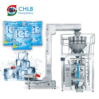 Automatic Weighing Kg Kg Kg Ice Cube Bag Packaging Machine With