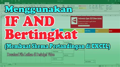 Cara Mudah Menggunakan Rumus Kombinasi If And Bertingkat Di Excel Youtube