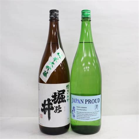 Yahooオークション 【2本セット】日本酒各種（堀の井 純米大吟醸 吟