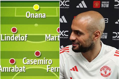 Three Ways Manchester United Can Line Up With Sofyan Amrabat In Midfield