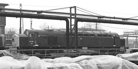 Green Class 40 Crewe Works 1975 It Was A Very Wet Sunday  Flickr