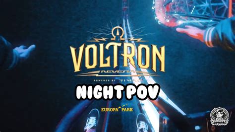 VOLTRON Nevera Night Time POV Neue Achterbahn für 2024 im Europa Park