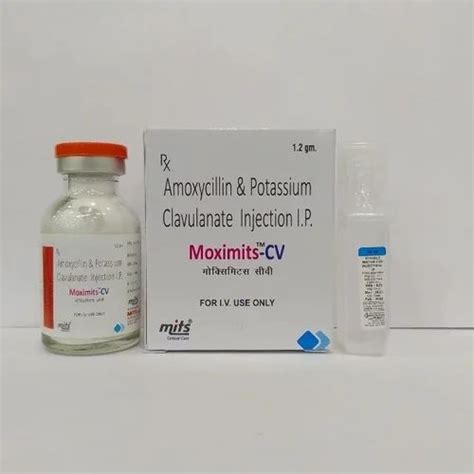 Amoxicillin Potassium Clavulanate INJECTION IP 1 2 GM At Rs 157 5