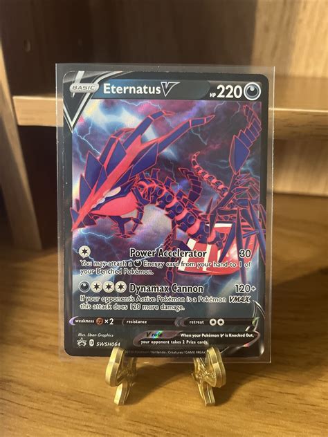 Mavin | Eternatus V SWSH064 Darkness Ablaze Promo Pokemon TCG NM - Mint Ultra Rare Card