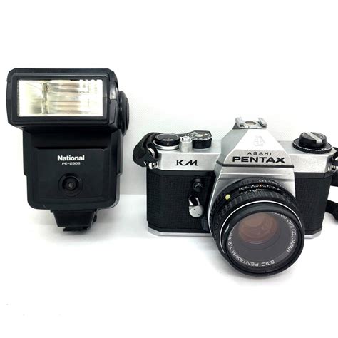 【やや傷や汚れあり】asahi Pentax アサヒ ペンタックス Km 一眼レフフィルムカメラ Smc Pentax M 12250