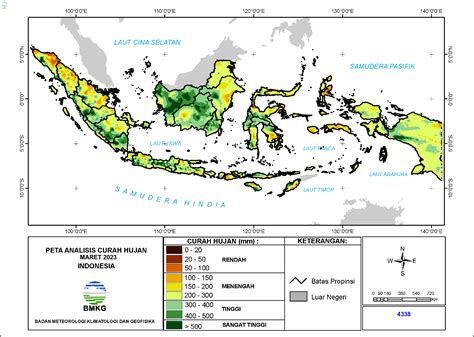 Analisis Curah Hujan Dan Sifat Hujan Bulan Maret 2023 BMKG