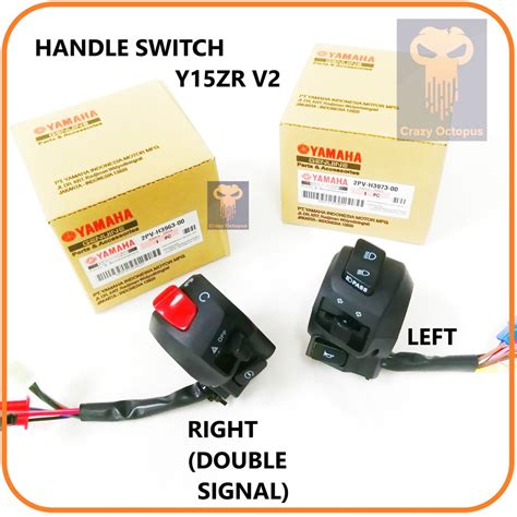 Handle Switch Y15ZR Y15 Y15Z V2 Kiri Kanan Left Right LH RH Yamaha