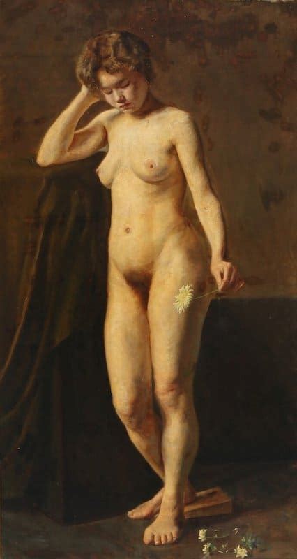 Reproduction Tableau Classique De Paulsen Julius Model Study Of A Naked