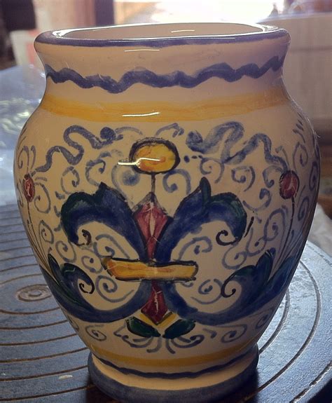 Vaso Da Tavolo Ricco Deruta Ceramiche Rinascita