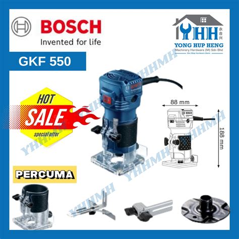 Bosch Gkf Professional Palm Router Trimmer Gkf Shopee Malaysia