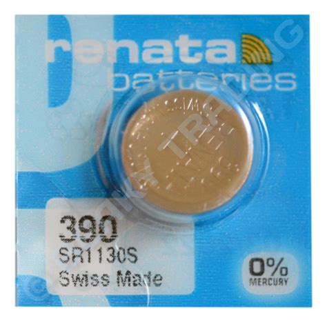 Renata 390 SR1130SW SB AU Watch Battery 1 55v Beaky Trading