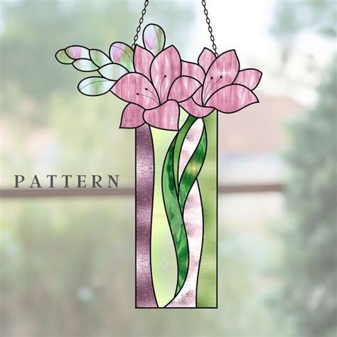 Nataliiastainedglass In 2024 Stained Glass Patterns Stained Glass Flowers Making Stained Glass