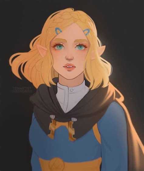 Legend Of Zelda Breath Of The Wild Sequel Art Princess Zelda Botw 2 Tenartistt Princess