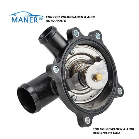 MANERI 079121115BA New Engine Coolant Thermostat For Audi A6 A8 Q7 S6