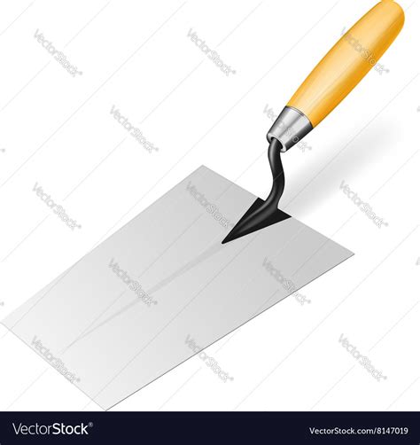 Photorealistic trowel Royalty Free Vector Image