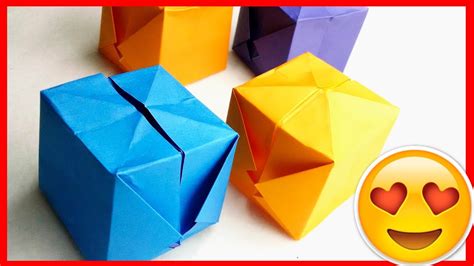 Como Hacer Un Cubo De Papel Inflable Facil Y Rapido Paso A Paso En