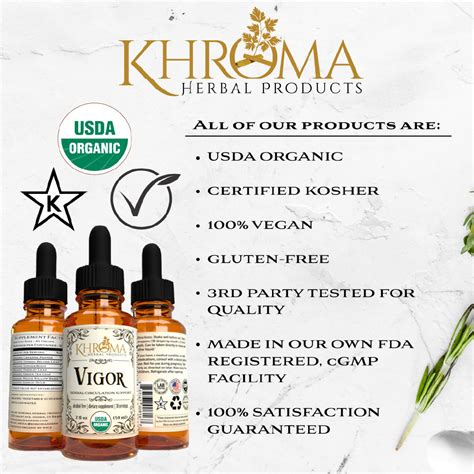 Vigor Organic Circulation Booster Khroma Herbal Products