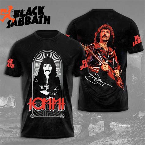 Black Sabbath Tony Iommi Signature 3d T Shirt Fasterneroco