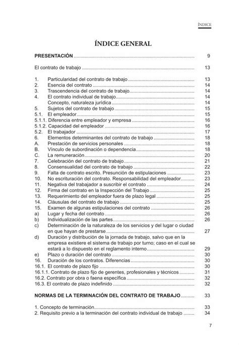 PDF ÍNDICE GENERAL edimatri cl NORMAS SOBRE LA TERMINACIÓN DEL