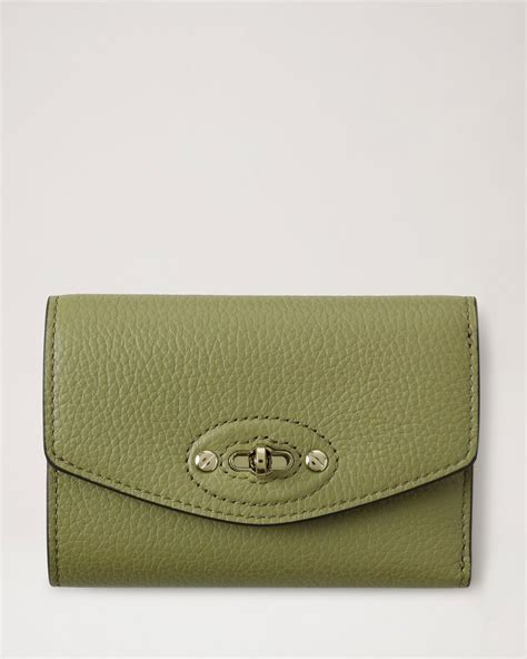 Darley Folded Multi Card Wallet Summer Khaki Small Classic Grain Women Mulberry