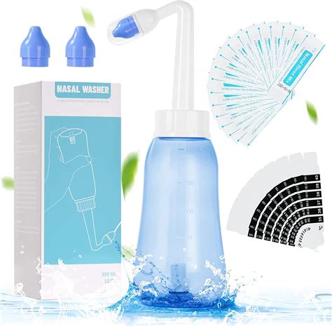 Uraqt Kit Lavage De Nez Sinus Rinse Kit Douche Nasale X Flacon