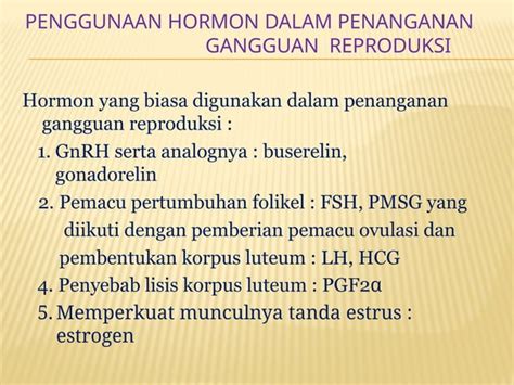 Ppt Gangguan Reproduksi Pertemuan Pptx