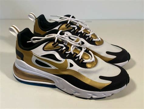 Nike Air Max 270 React Metallic Gold Cw7298 100 Athletic Shoes Men Size 85 Ebay