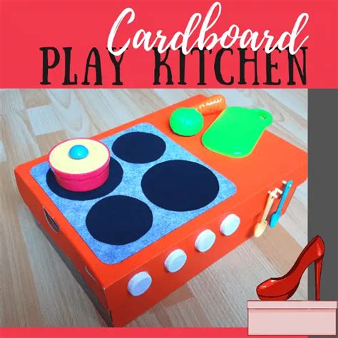 How To Make Cardboard Play Kitchen Absolutely Easy Diy