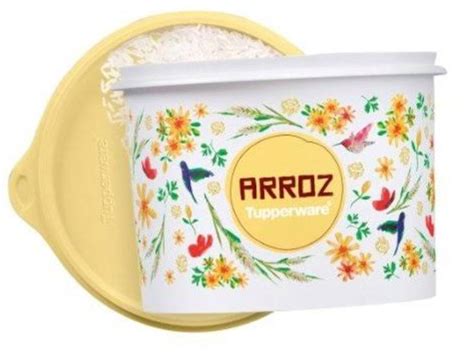 Tupperware Caixa Arroz Linha Floral Kg Vasilha Magazine Luiza