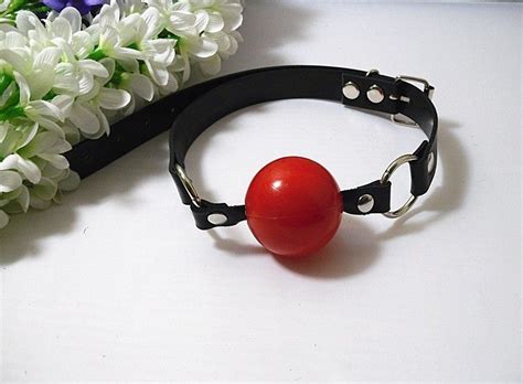 Sex Product Open Mouth Bondage Hole Red Pectin Ball Gag Passion