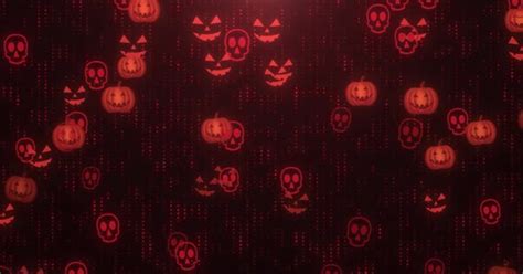 Halloween animated background of animated scary pumpkins, Stock Video ...