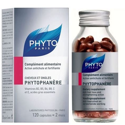 Shop Phyto Phytophanere Dietary Supplements 120 Capsules Free