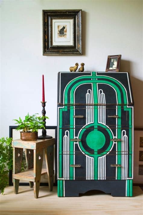 Art Deco Inspired Bureau By Jeanie Simpson Annie Sloan