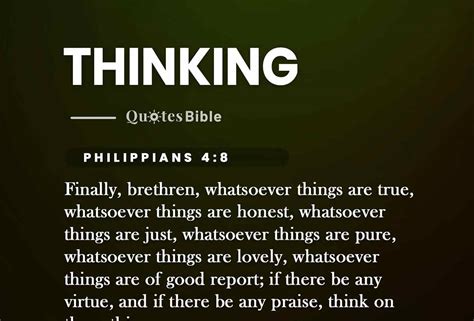 Thinking Verses From The Bible Empowering Your Mind Harnessing The