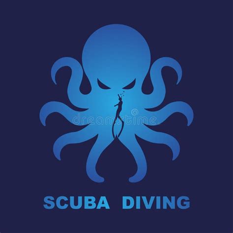 Scuba Diving Sport Logo Vector Stock Vector - Illustration of business ...