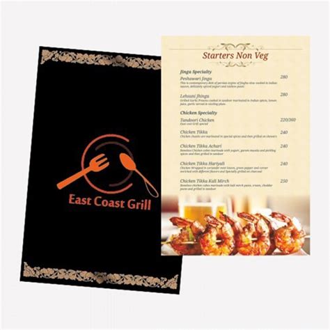 Paper Menu Card Printing Service In Ghaziabad At Rs 1 5 Piece In