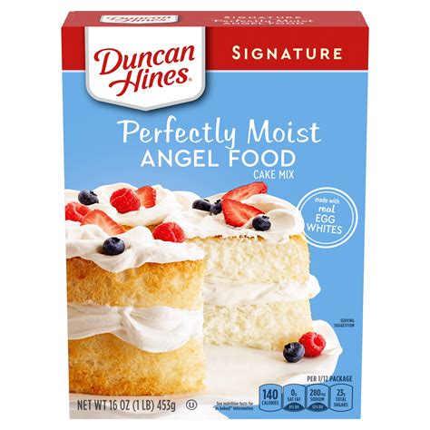 Duncan Hines Signature Perfectly Moist Angel Food Cake Mix Shop Baking Mixes At H E B