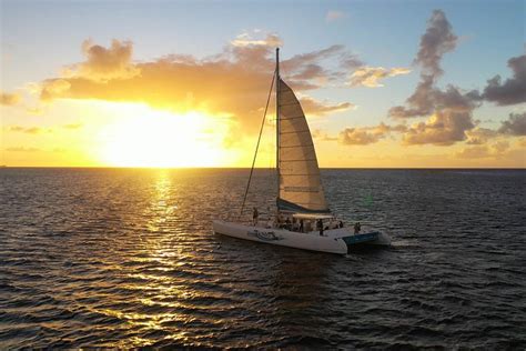 Private 3 Hour Catamaran Sunset Cruise From Soufriere For Up To 15