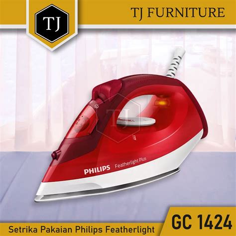 Jual Philips Setrika Pakaian Uap Featherlight Plus Electric Steam