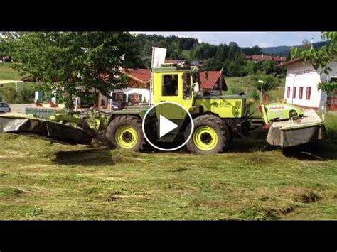 MBtrac 1100 Turbo Mit Claas Butterfly DISCO 8550 Plus 3100 Profil