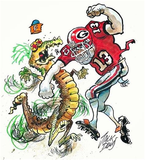 Georgia vs. Florida | Georgia bulldog mascot, Georgia florida game ...