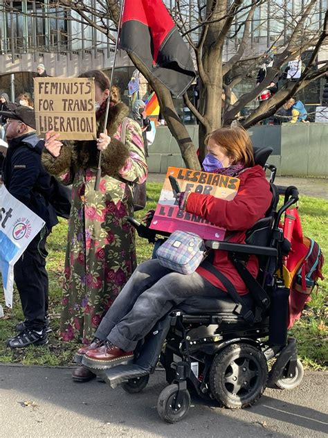 Local Standing For Women On Twitter Lesbians Protecting The Rights Of Men To Identify As