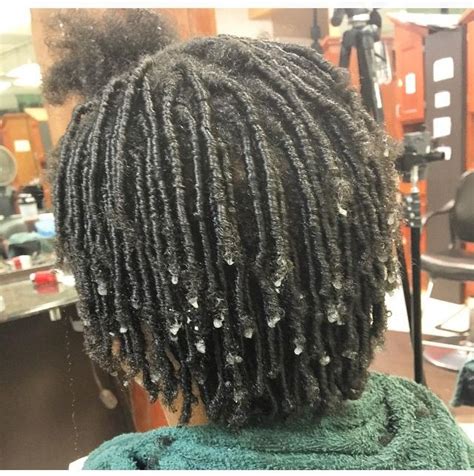 Starter Locs Comb Coils Natural Hair Styles Short Locs Hairstyles Coiling Natural Hair