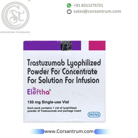 Eleftha 150mg Injection Trastuzumab Lyophilized Powder For Concentrate