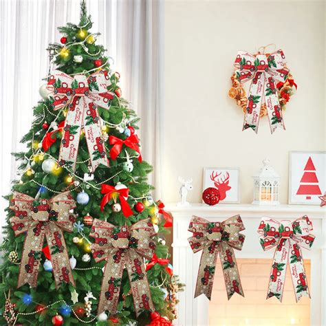 Fita de natal de fadas decoração de natal fita de natal arcos de