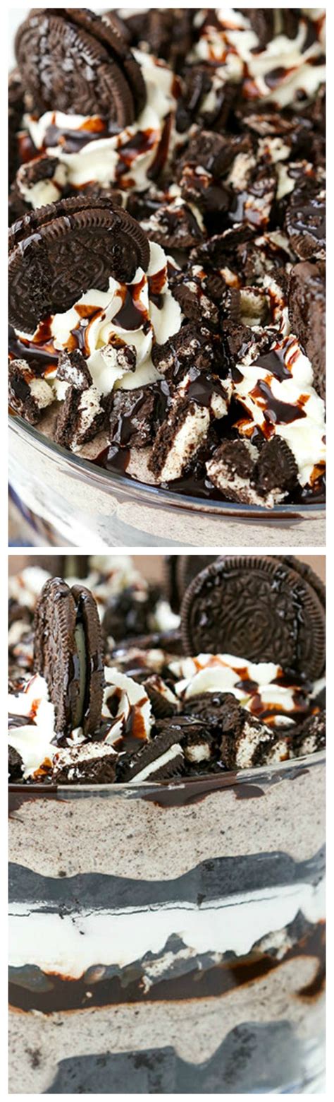 Oreo Cheesecake Brownie Trifle ~ A Great Easy Treat Itd Be Perfect